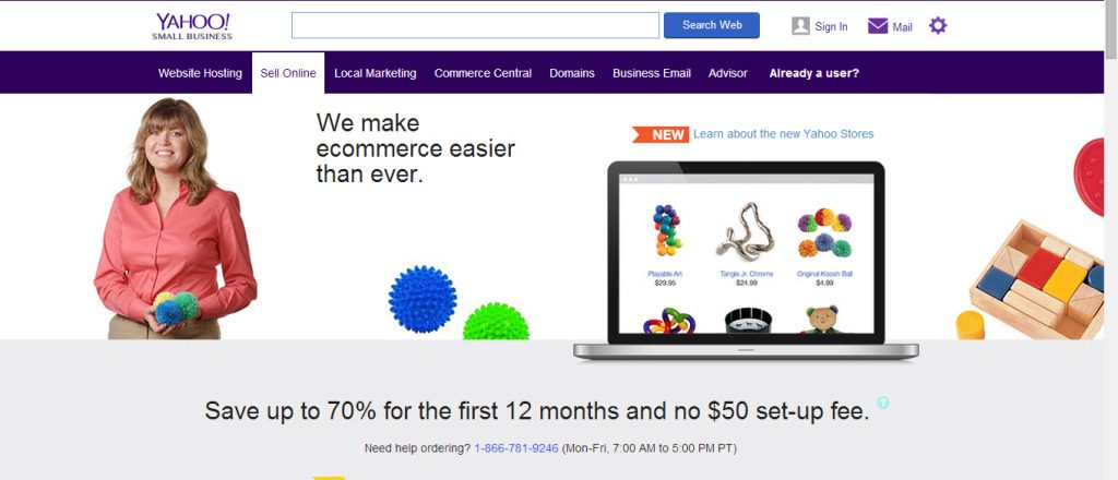 Yahoo launches new e-commerce platform for small businesses