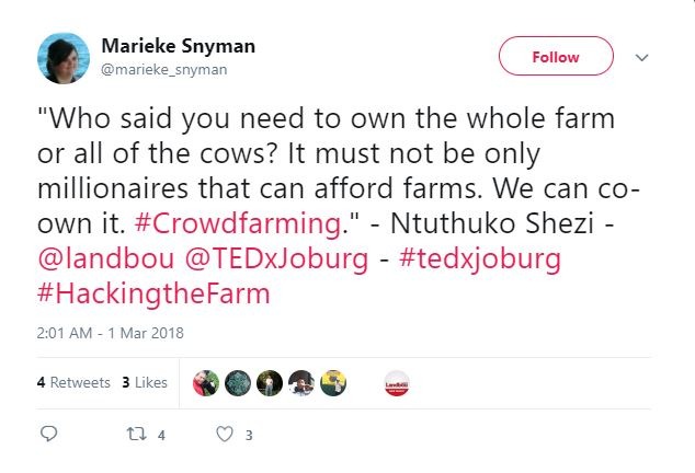 Hacking the farm Tweet2