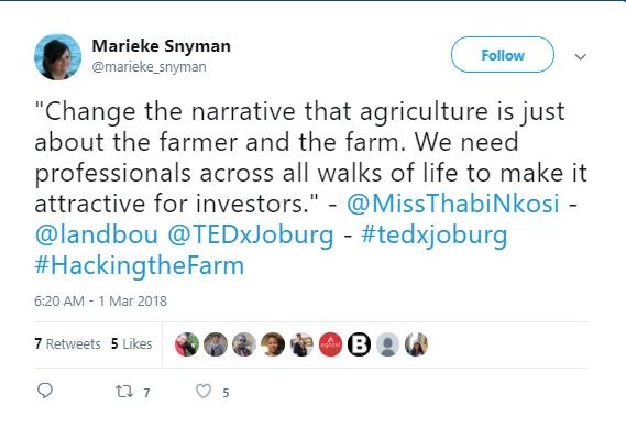 Hacking the farm Tweet9
