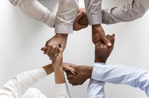 hands work collaboration team work