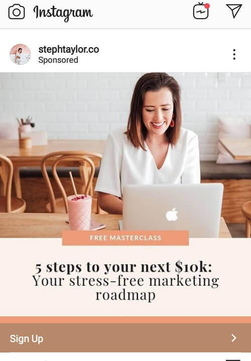 advertising on Instagram