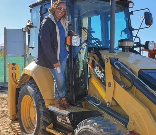 woman in construction Faith Tshepiso Mabena 